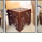 The flawless Illusion Of Carved Wood: An Accent Stool Design