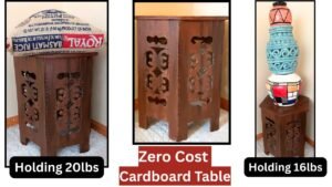 Read more about the article I Made a Cardboard Table That Holds Up To 20 lbs (9KG)
