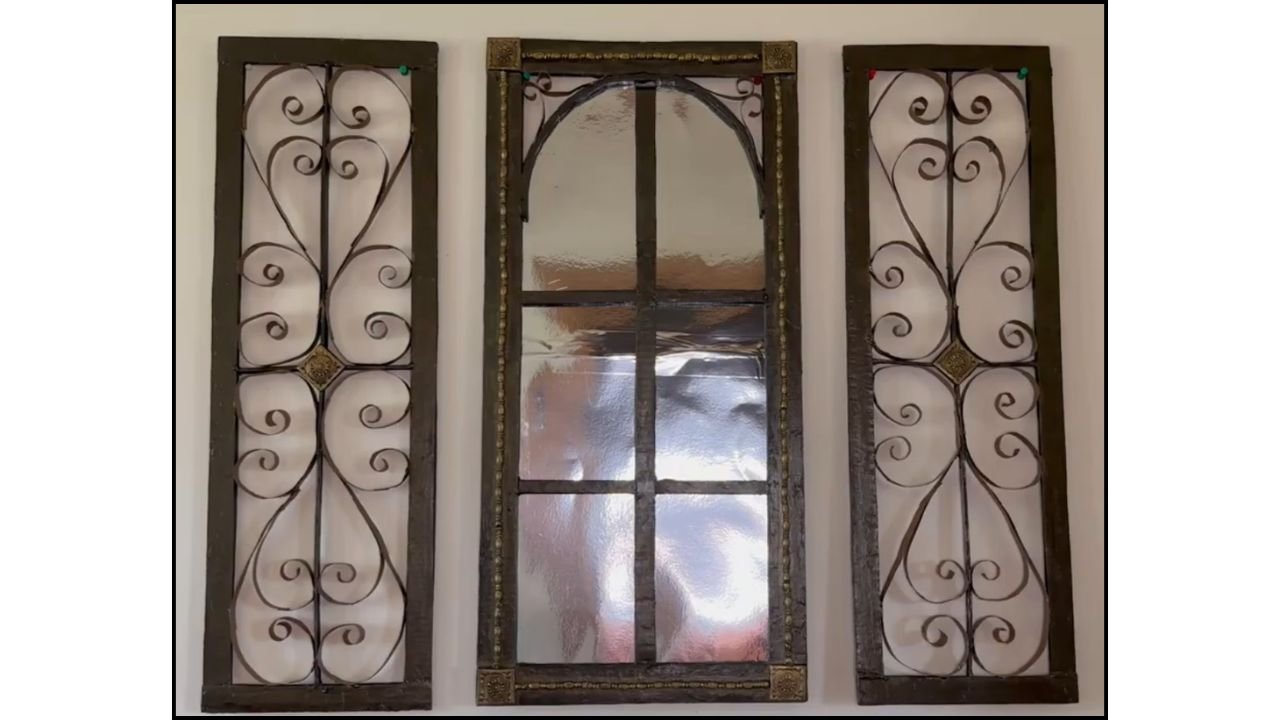 Read more about the article Recycle Cardboard Into A Window Mirror For The Entryway