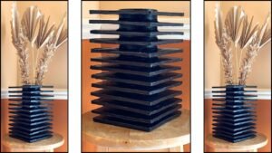 Read more about the article Turn Cardboard Into A Modern Vase: Trash To Treasure DIY