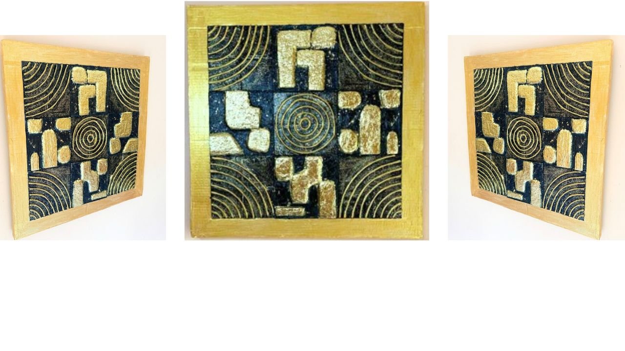 Read more about the article Wall Art Home Decor Using Cardboard And Mini Canvases