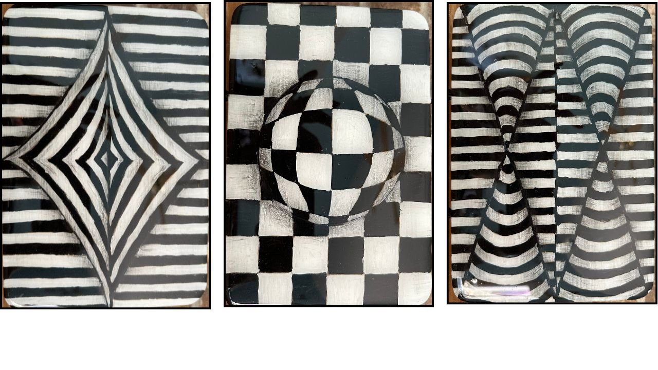 Read more about the article Optical Illusion Wall art: Easy Resin art Idea