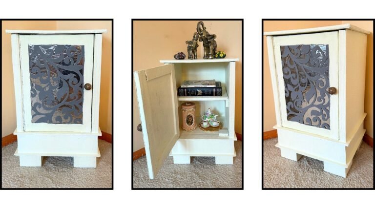cardboard Recycling :Cardboard Accent Cabinet DIY