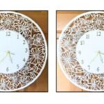 Paper Cut Wall Clock DIY