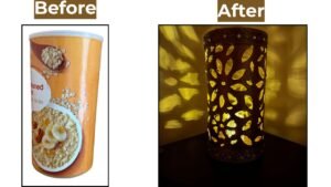 Read more about the article I Turned An Empty Oatmeal Container Into A Luxury Table Lamp