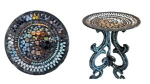 Read more about the article Faux Wood Folding Legs Mosaic Table
