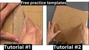 Read more about the article Carving Cardboard with X-Acto Knife: Carving Straight And Curved Lines